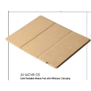 مستلزمات الكمبيوتر ( cork foldable mouse pad with wireless charging ju-wcm1-co)
