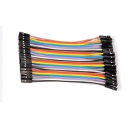 40 Wire Male-Female Cable (10cm)