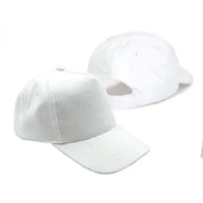 fabric& fibers(full white kid's size heavy brushed cotton cap cap- kc- 01)
