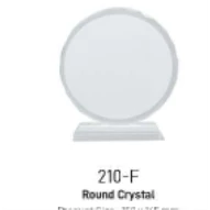 هدايا وتحف (      round crystal 210- f)