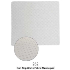 مستلزمات الكمبيوتر ( non -slip white fabric mouse pad 262)