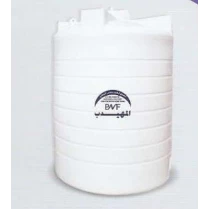 Vertical polyethylene water tank