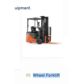 Wheel Forklift