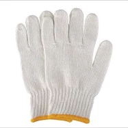 cotton knitted working gloves